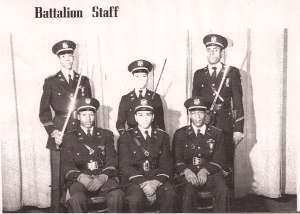 1950-1951 Dunbar HIgh Cadet Corps - Battalion Staff