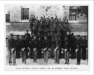 M Street High School Cadet Corps 1895